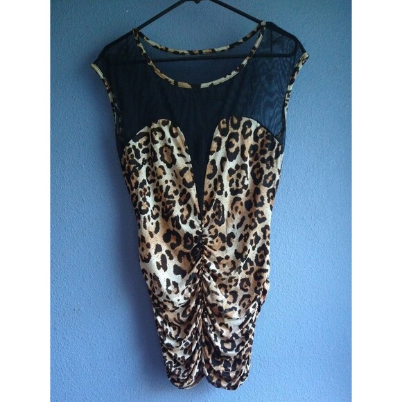 Other - Cameo Shirt/Mini Leopard/Sheer Top/Mini Dress?
